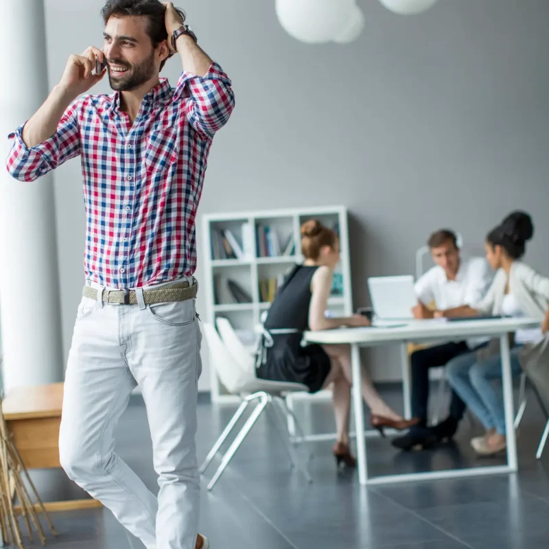 Young man in the office HR Consulting & Support Services